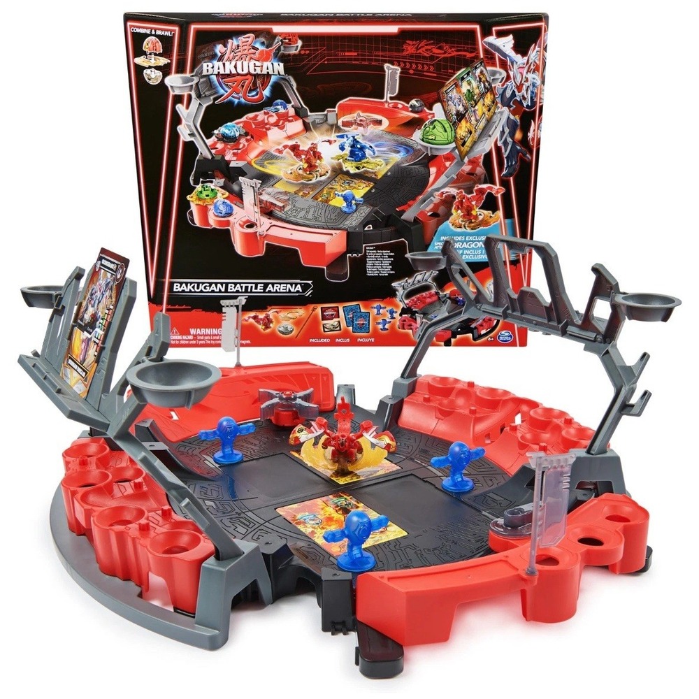 Bakugan Battle Arena Playset with Exclusive‎ Spinning Dragonoid Toy